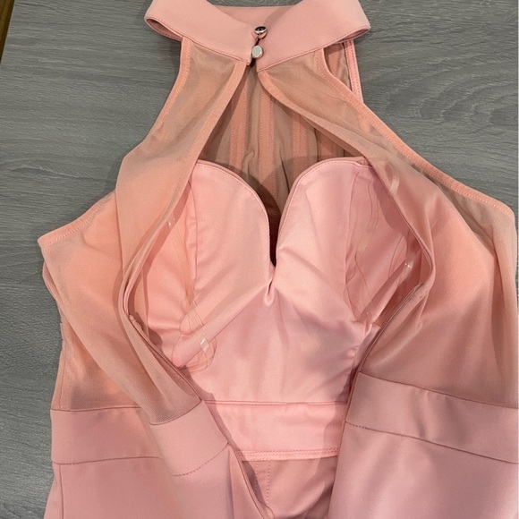 Fashion Nova Blush Sleeveless Midi Dress - Picture 6 of 9